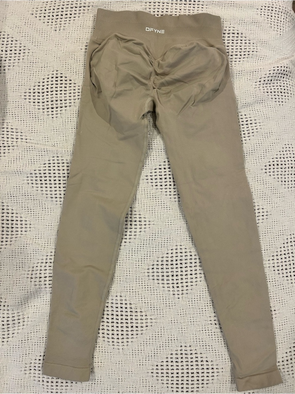 DFYNE Tan Performance leggings